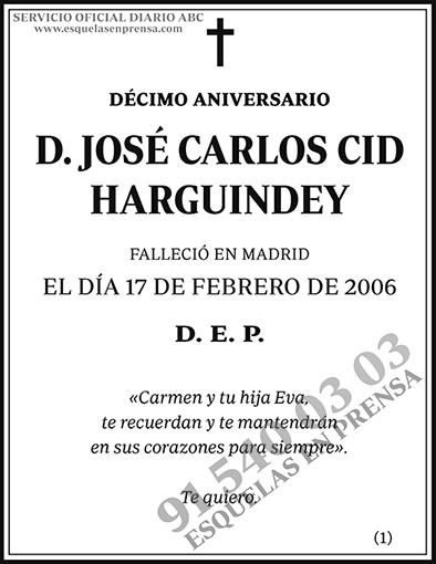 José Carlos Cid Harguindey